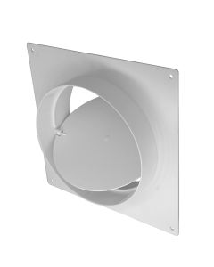 D150mm laippa pyöreällä liittimellä ja muovia venttiilillä