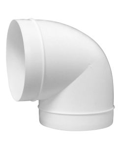 D150mm - 90° muovinen kyynärpää