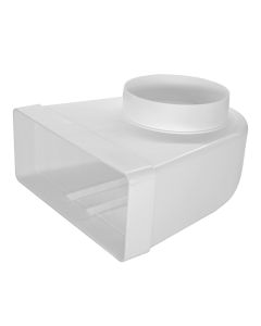 220x90mm - Ø125mm muovinen polvi