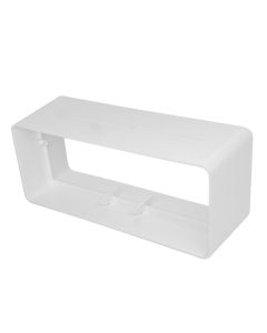 220x90mm litteä kanavaliitäntä muovia