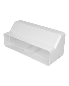 220x90 - 220x55mm muovinen litteä kanavaliitäntä