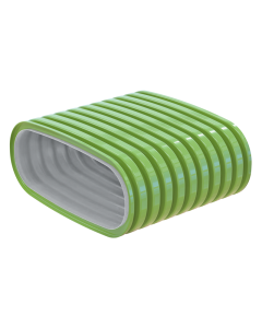 Taipuisa tuuletusputki 117x52mm (20m)