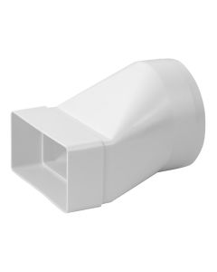 110x55mm - D100mm siirtyminen pyöreään (pitkä) muoviin