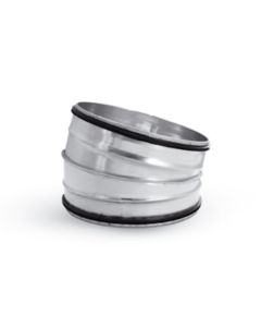 100mm Ilmanvaihtokanavan käyrä 15°