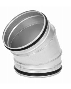 100mm Ilmanvaihtokanavan käyrä 45°