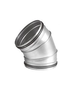 100mm Ilmanvaihtokanavan käyrä 60°