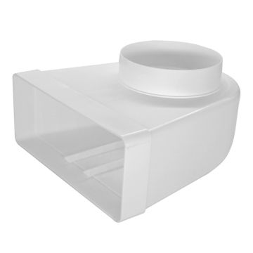 220x90mm - Ø125mm muovinen polvi