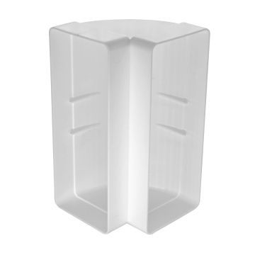 220x90mm - 90° kyynärpää pystysuoraan muovia
