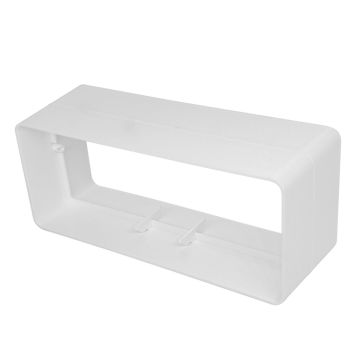 220x90mm litteä kanavaliitäntä muovia