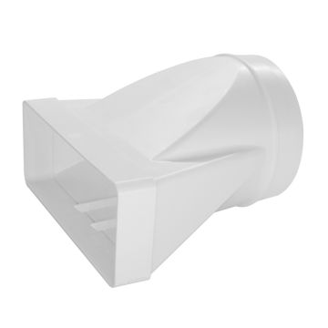 220x90mm - D150mm siirtyminen pyöreään muoviin