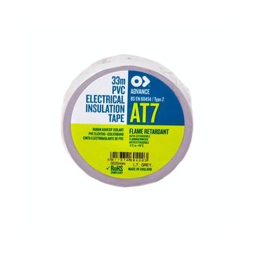 PVC-teippi 25mm x 33m harmaa