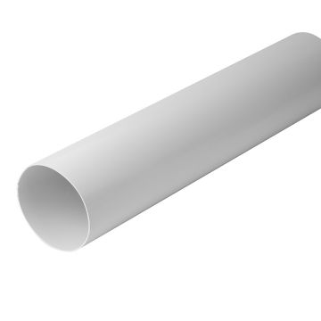 D125mm, 0,5m, pyöreä muovikanava