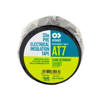 PVC-teippi 25mm x 33m musta