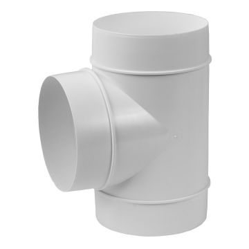 D125-125mm T-kappale muovinen