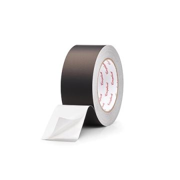 Coroplast Alumiiniteippi 75mm x 50m musta