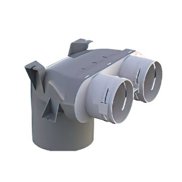 HDPEA Putkiliitäntä LDL-P 125-75x2
