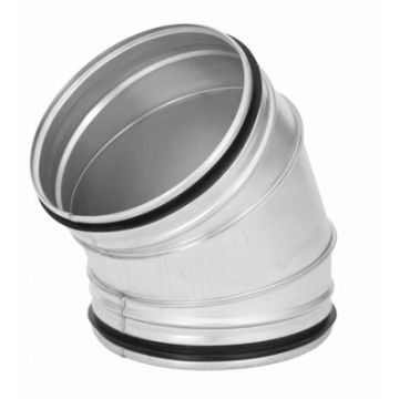 100mm Ilmanvaihtokanavan käyrä 45°