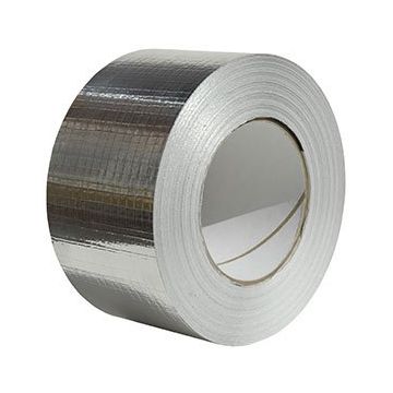 50mm x 50m Alumiiniteippi vahvistettu